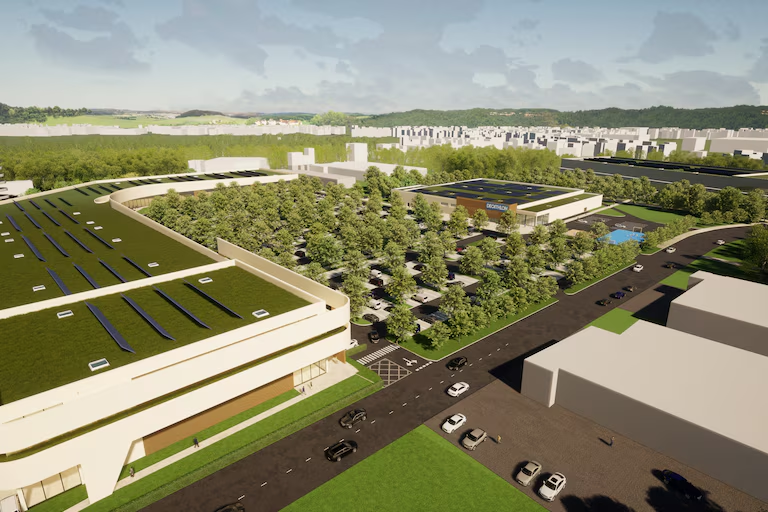 Ans Park: a new mixed-use development introducing modern offices to the regional office market