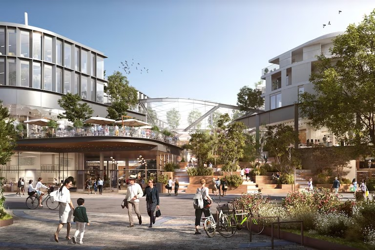 Namur’s Quartier Léopold: temporary suspension of Côté Verre project impacts offices and commercial spaces