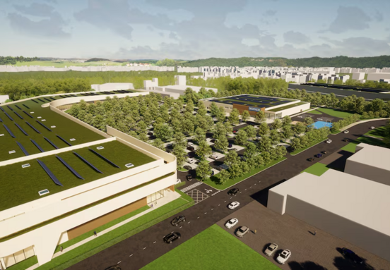 Ans Park: a new mixed-use development introducing modern offices to the regional office market